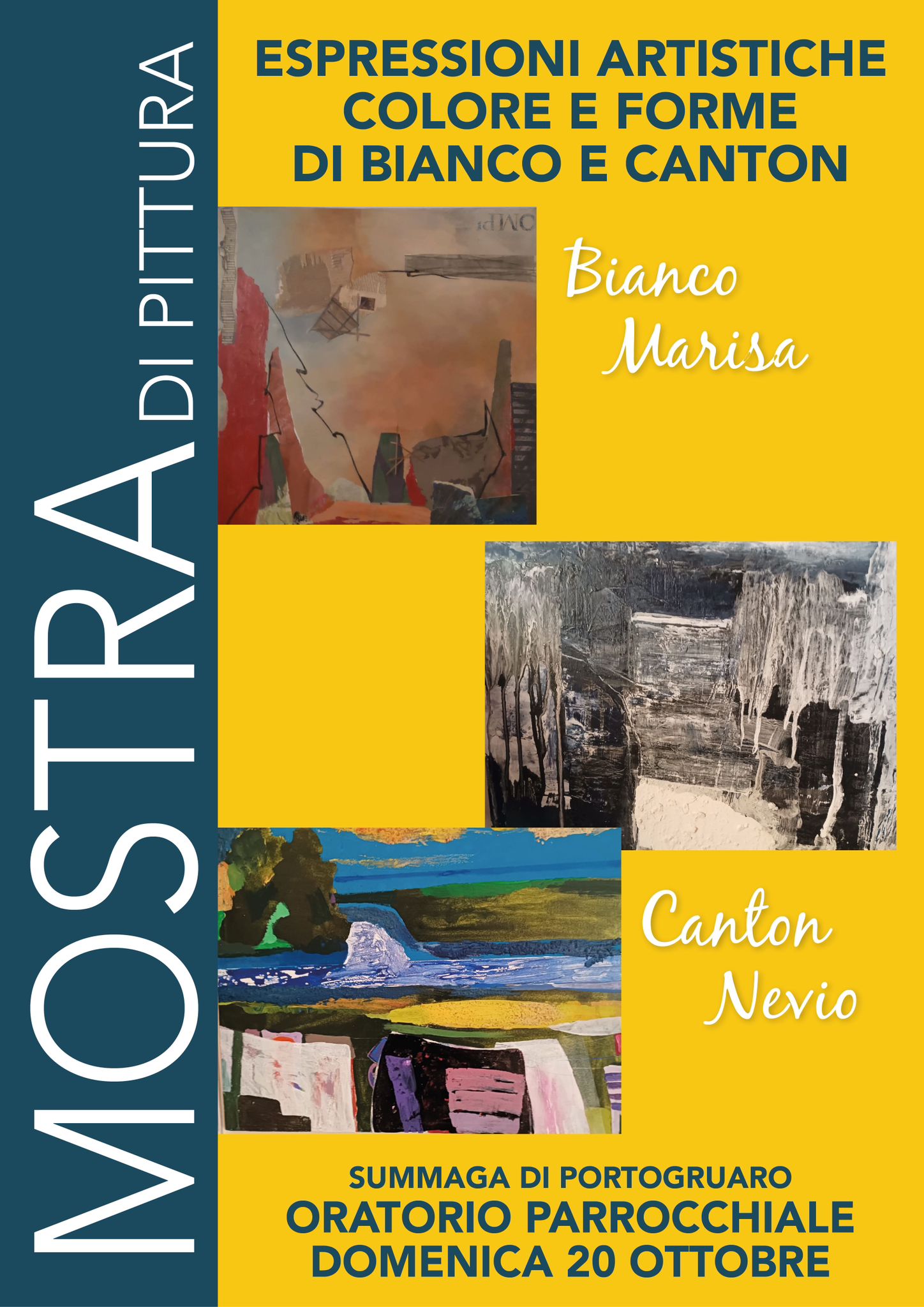 Mostra di Pittura Castagnata 2024 Oratorio Parrocchiale Domenica 20 Ottobre 2024